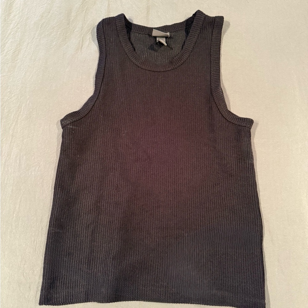 H&M Men’s Black Slim Fit Knit Top